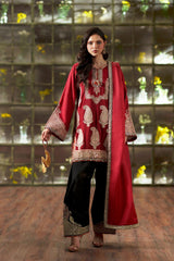 Dhanak Embroidered 3-Piece - GL-3105