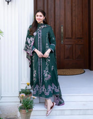 Dhanak Embroidered 3-Piece - GL-3108