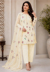 Dhanak Embroidered 3-Piece - GL-2702