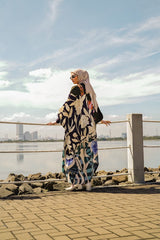 Digital Printed 2PCS Silk KF-101