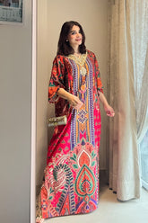 Digital Printed 2PCS Silk KF-102