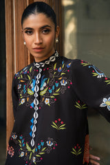 Digital Printed 2PCS Silk KF-108