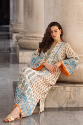 Digital Printed 2PCS Silk KF-114