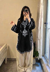 2PC Unstitched Dhanak Embroidered Suit-GL-4018
