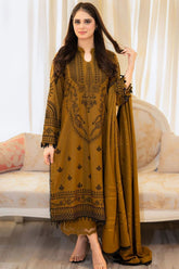 Dhanak Embroidered 3-PC-GL-4515