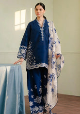 Dhanak Embroidered 3-PC-GL-4516