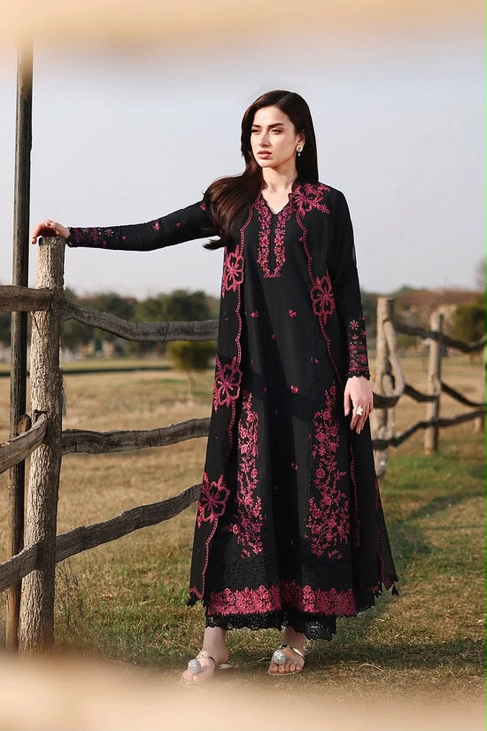 Dhanak Embroidered  3-Piece - GL-3109