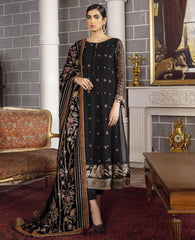 Dhanak Embroidered  3-Piece - GL-3120