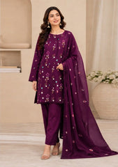 Dhanak Embroidered  3-Piece - GL-2701