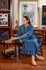 Dhanak Embroidered  3-Piece - GL-2703