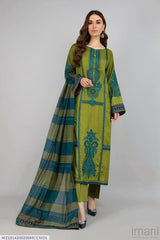 Dhanak Embroidered  3-Piece - GL-2704