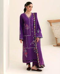 Dhanak Embroidered  3-Piece - GL-3101