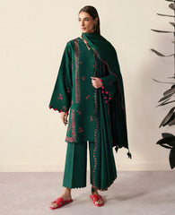 Dhanak Embroidered  3-Piece - GL-3012