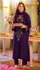 Dhanak Embroidered  3-Piece - GL-3010