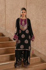 Dhanak Embroidered  3-Piece - GL-3117