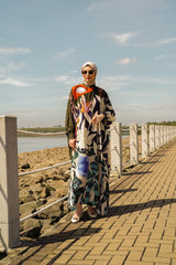 Digital Printed 2PCS Silk KF-101