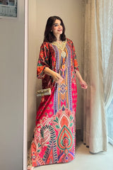 Digital Printed 2PCS Silk KF-102