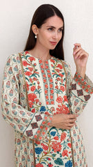 Digital Printed 2PCS Silk KF-103