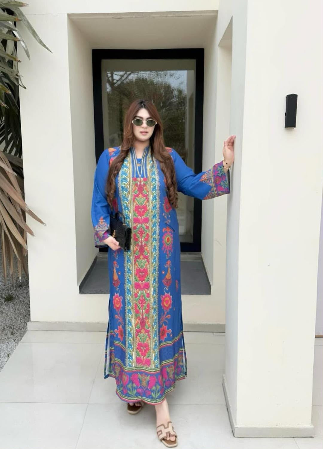 Digital Printed 2PCS Silk KF-105