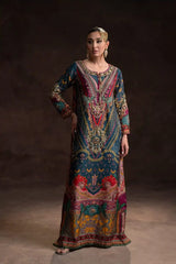 Digital Printed 2PCS Silk KF-112