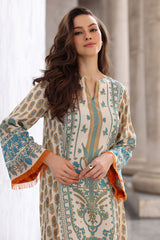 Digital Printed 2PCS Silk KF-114