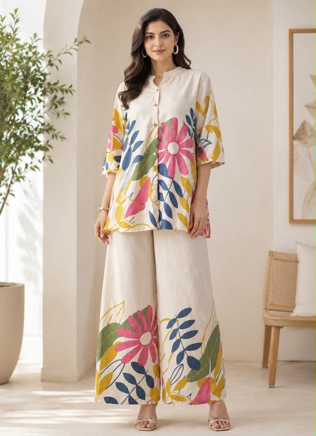 Digital Printed 3PCS Silk KF-219