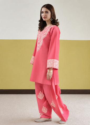 2PC Unstitched Dhanak Embroidered Suit-GL-4016