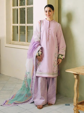 Dhanak Embroidered 3-PC-GL-4526