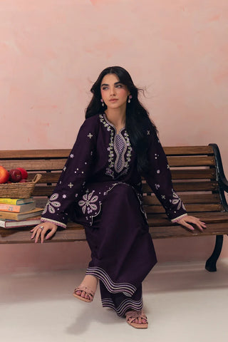 2PC Unstitched Dhanak Embroidered Suit-GL-4020