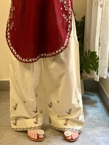 2PC Unstitched Dhanak Embroidered Suit-GL-4015