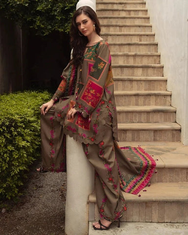 Digital Printed 3PCS Silk KF-218